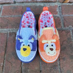 Bluey Bingo Sherpa Slip On Sneakers Size 9C Toddler Kids